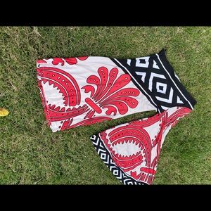 Funky 70’s look, one shoulder party dress.